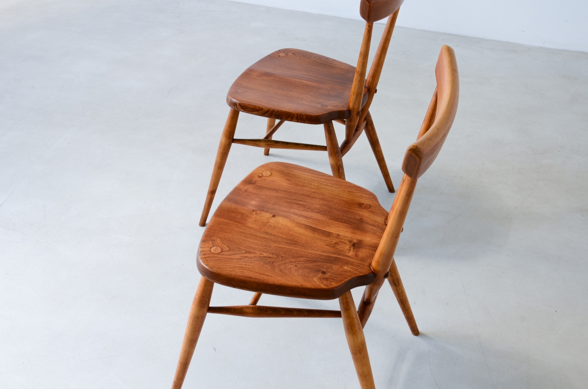 Paul McCobb  Set of 6 refined oak chairs.  Uk manufacture, 1950's.
