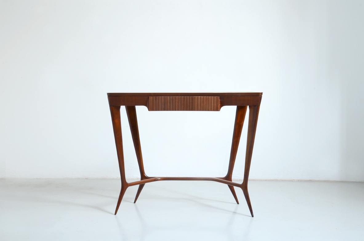 Ico Parisi, Italian 1950's console table in cherry wood