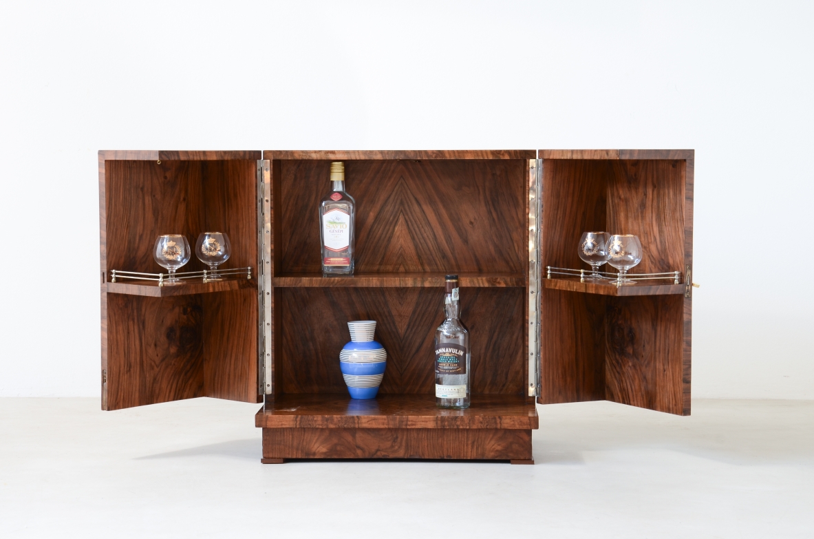 Ico Parisi walnut bar cabinet 1940s