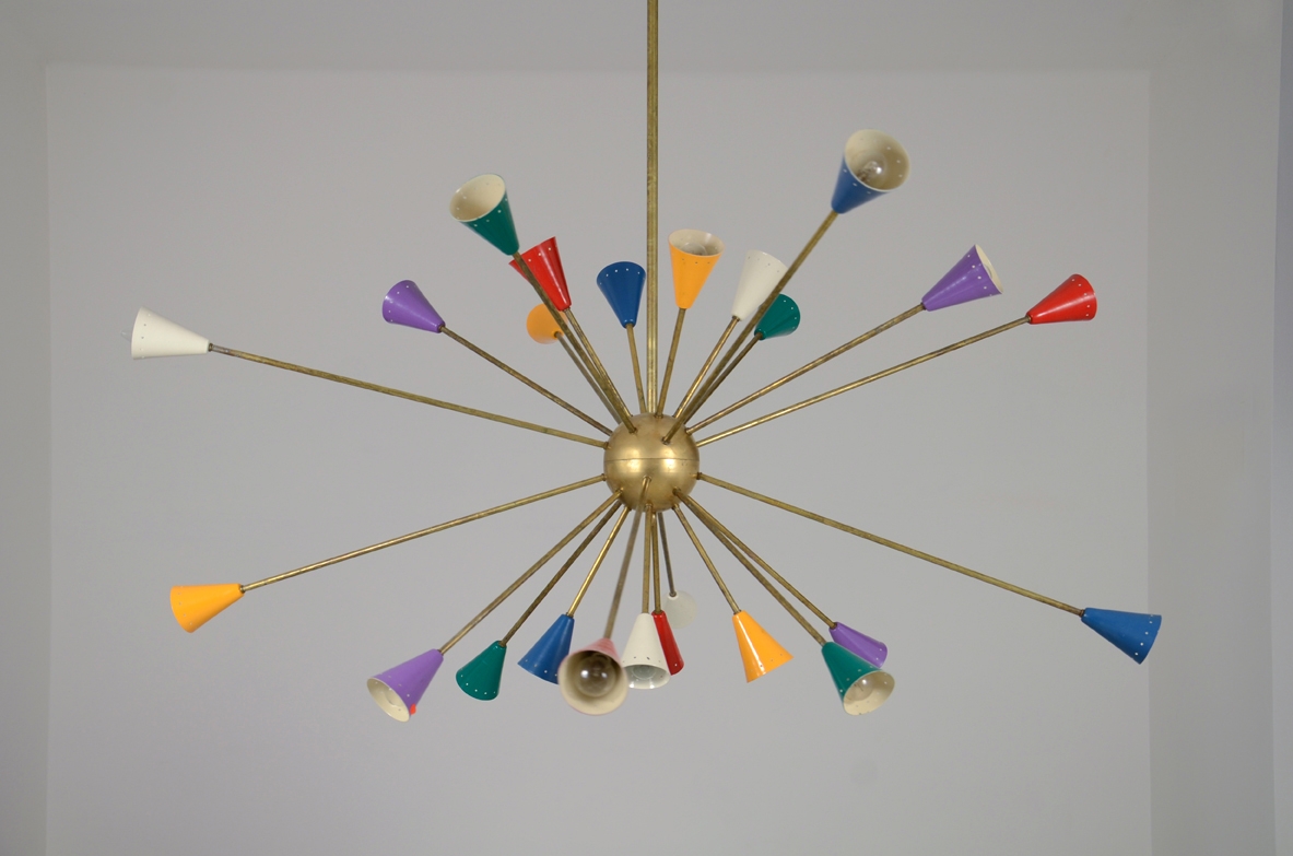 chandelier lighting vintage lamps sputnik