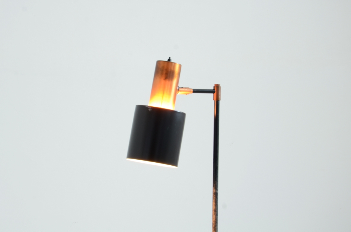 Studio floor lamp by Jo Hammerborg, produced by Fog & Morup, Denmark 1950's. 