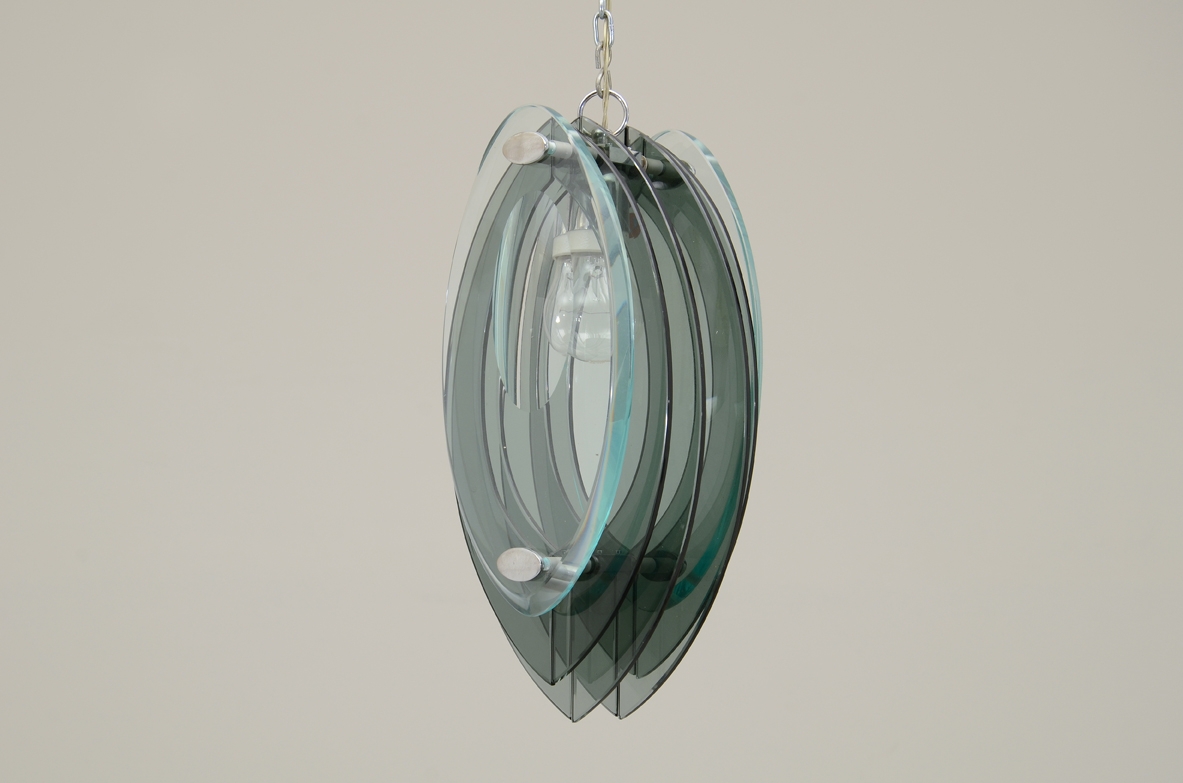 Christal Art Torino, piccolo lampadario, Italia 1950ca. Christal Art Torino, piccolo lampadario, Italia 1950ca.