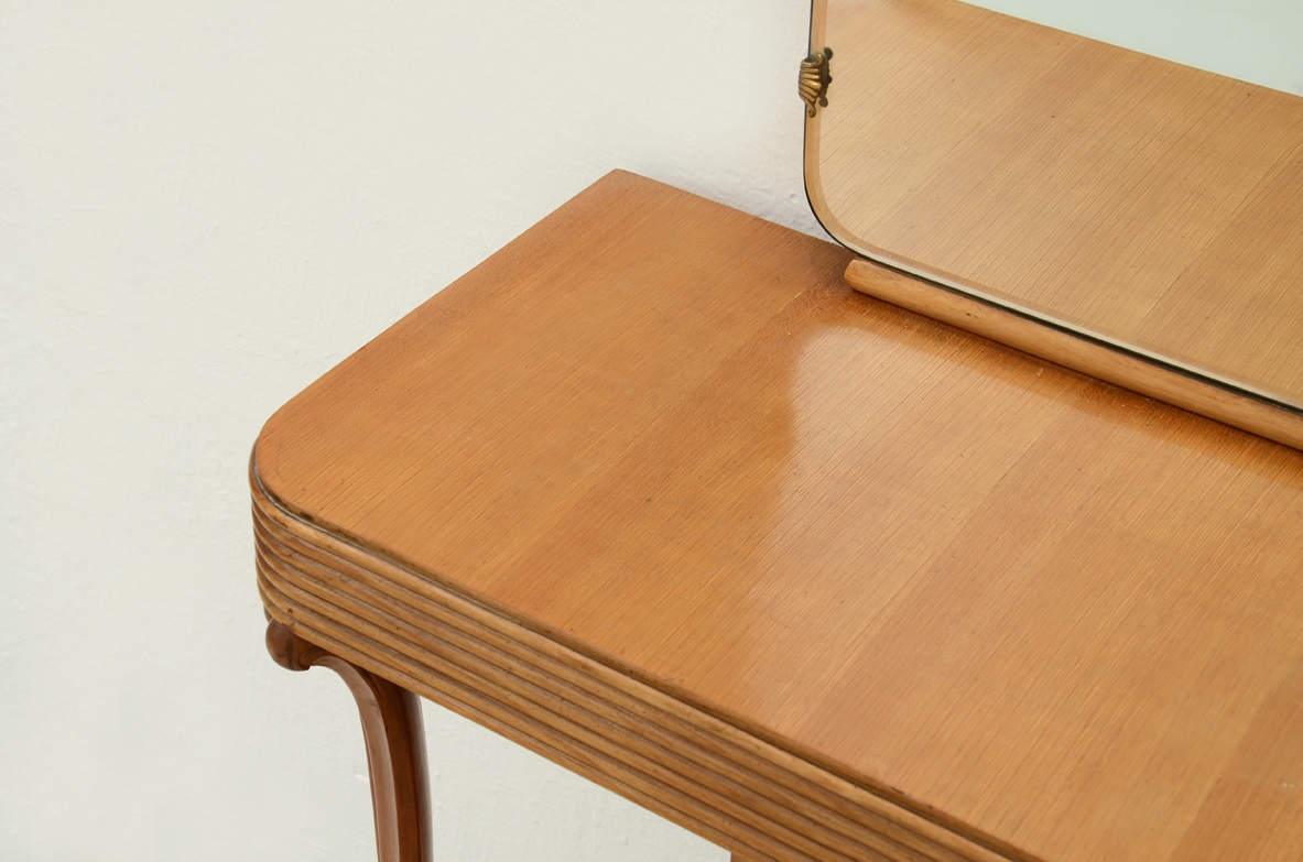 Vintage furniture console mirror table original shop Milan
