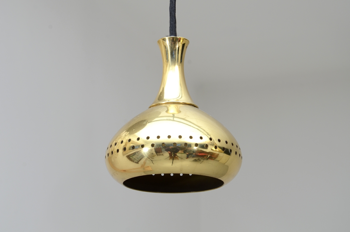 H.Agne Jacobsson, set of wonderful lights in brass, Sweden 1950's.