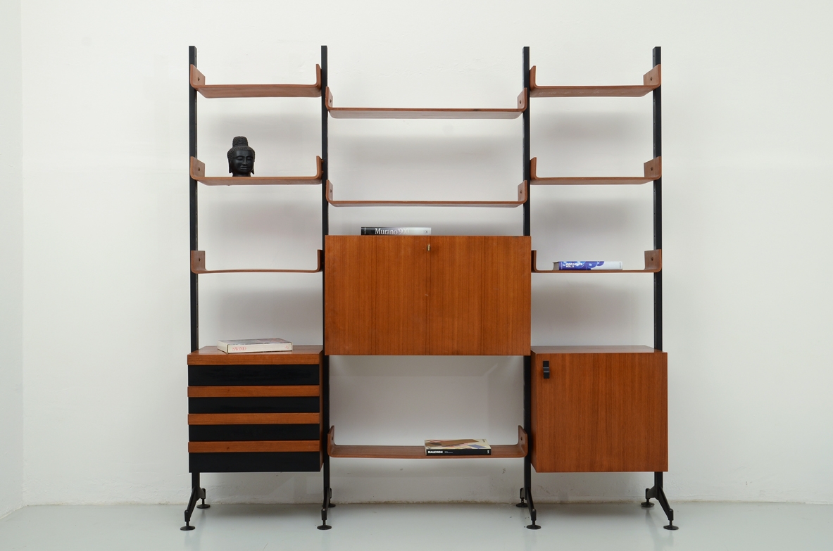 Libreria modernariato anni 1950 mobili vintage