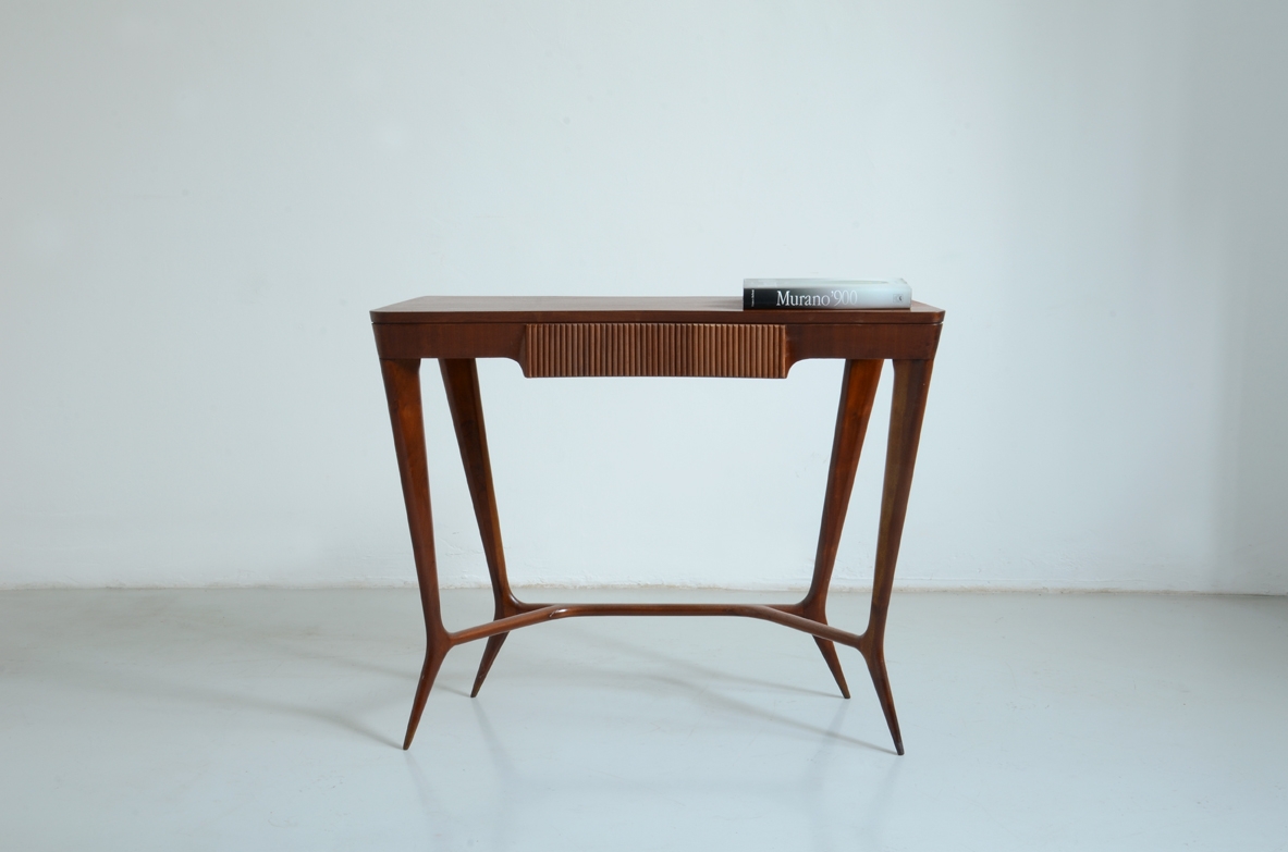 Mid Century console table restoration shop artworks Galley Milan