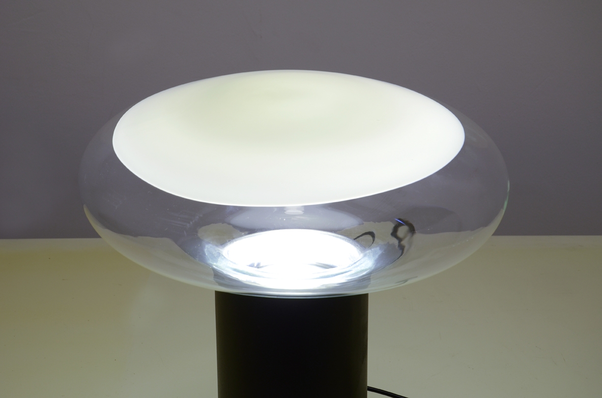 Vintage rare table lamp interior design milan