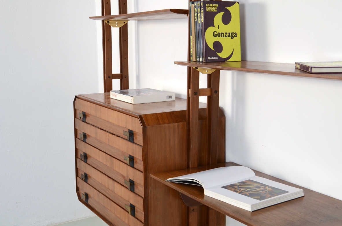 Modern design gallery bookcase interior design shop Milan