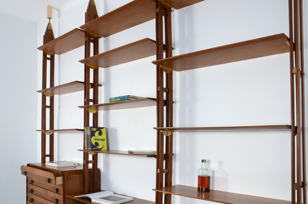 Interior design storage vintage bookcase Milan