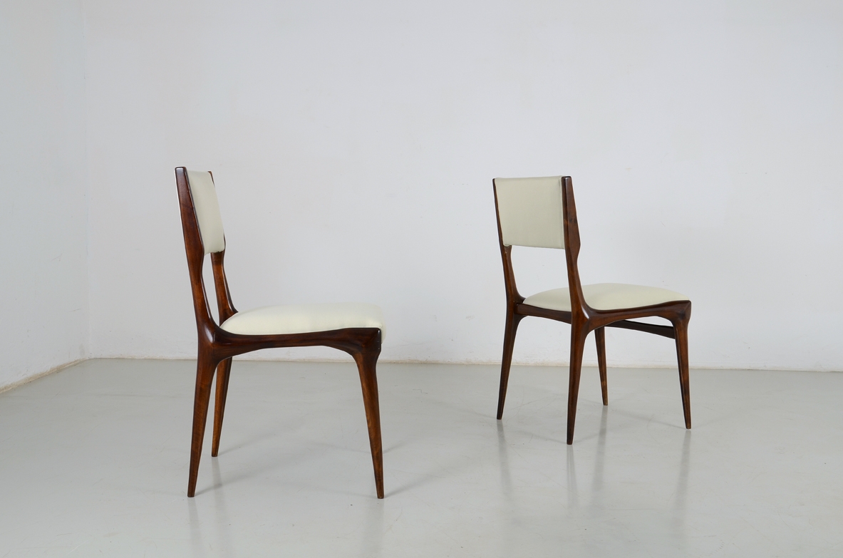 Carlo de Carli and Gio Ponti pair of chair 1955