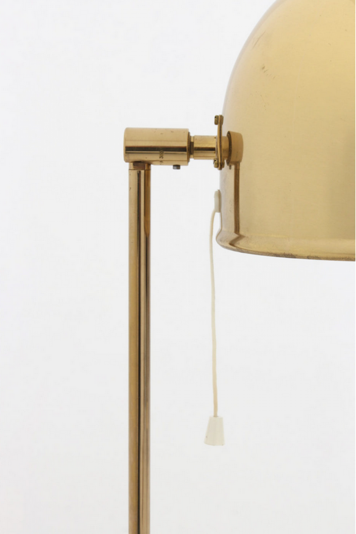 Rare Swedish floor lamps in brass produced by Bergoms Sweden in 1960's.