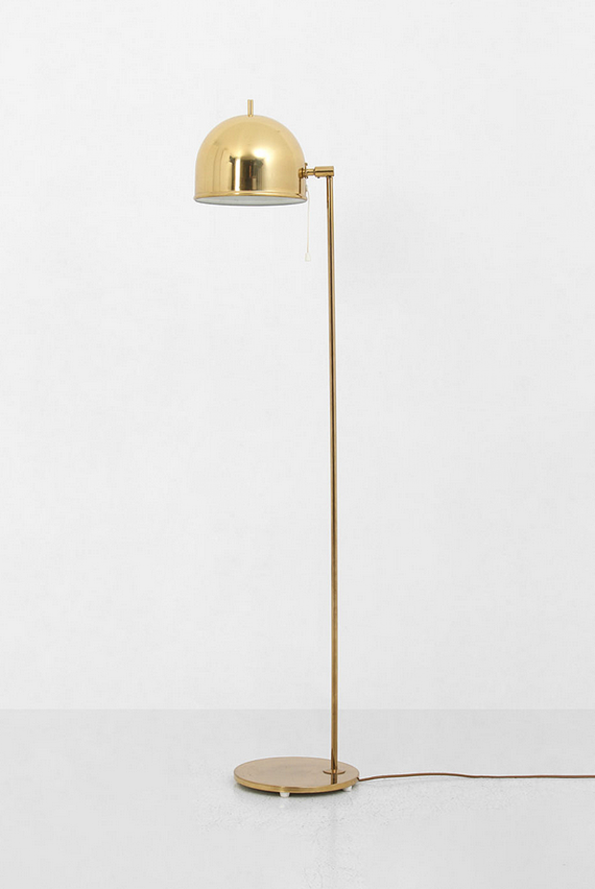 Rare Swedish floor lamps in brass produced by Bergoms Sweden in 1960's.