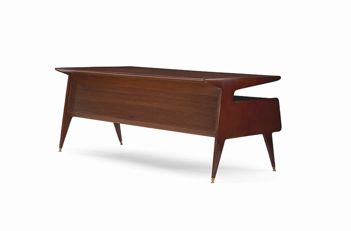 Guglielmo Ulrich, splendida scrivania da centro. Produzione Arredamenti Casa 1950ca.