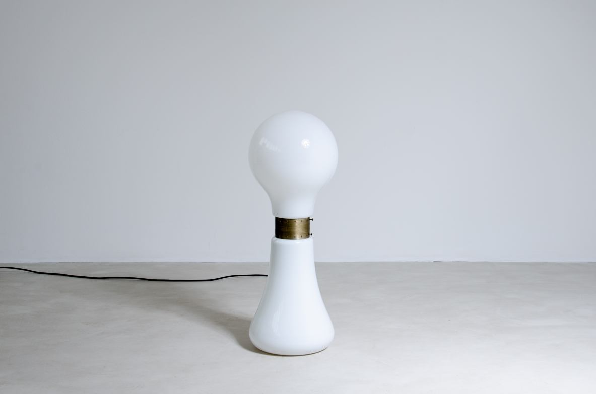 Carlo Nason, 1960's floor lamp mod. Birillo, Prod. A.V. Mazzega Italy.