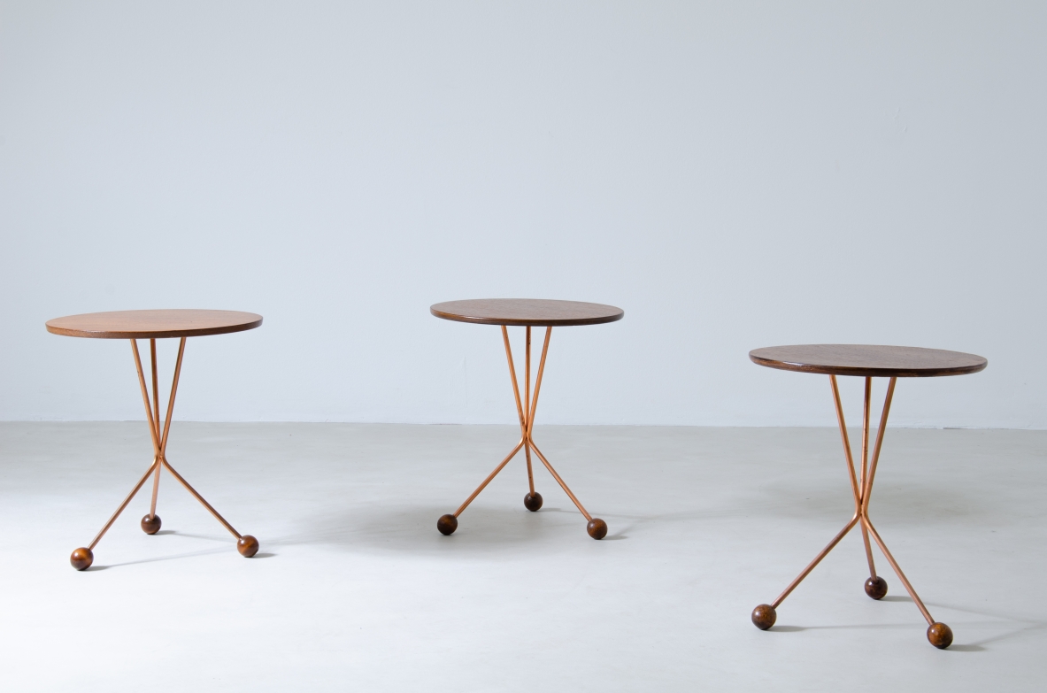 Three  Swedish coffee tables, marked  Alberts L. 1950s.