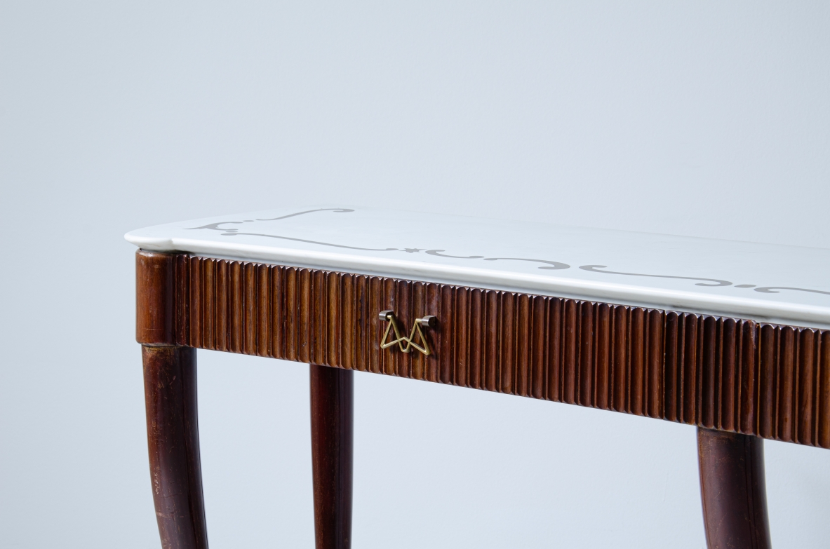 Osvaldo Borsani, console table model 7103 Prod. ABV for Casa Schuela, 1949.