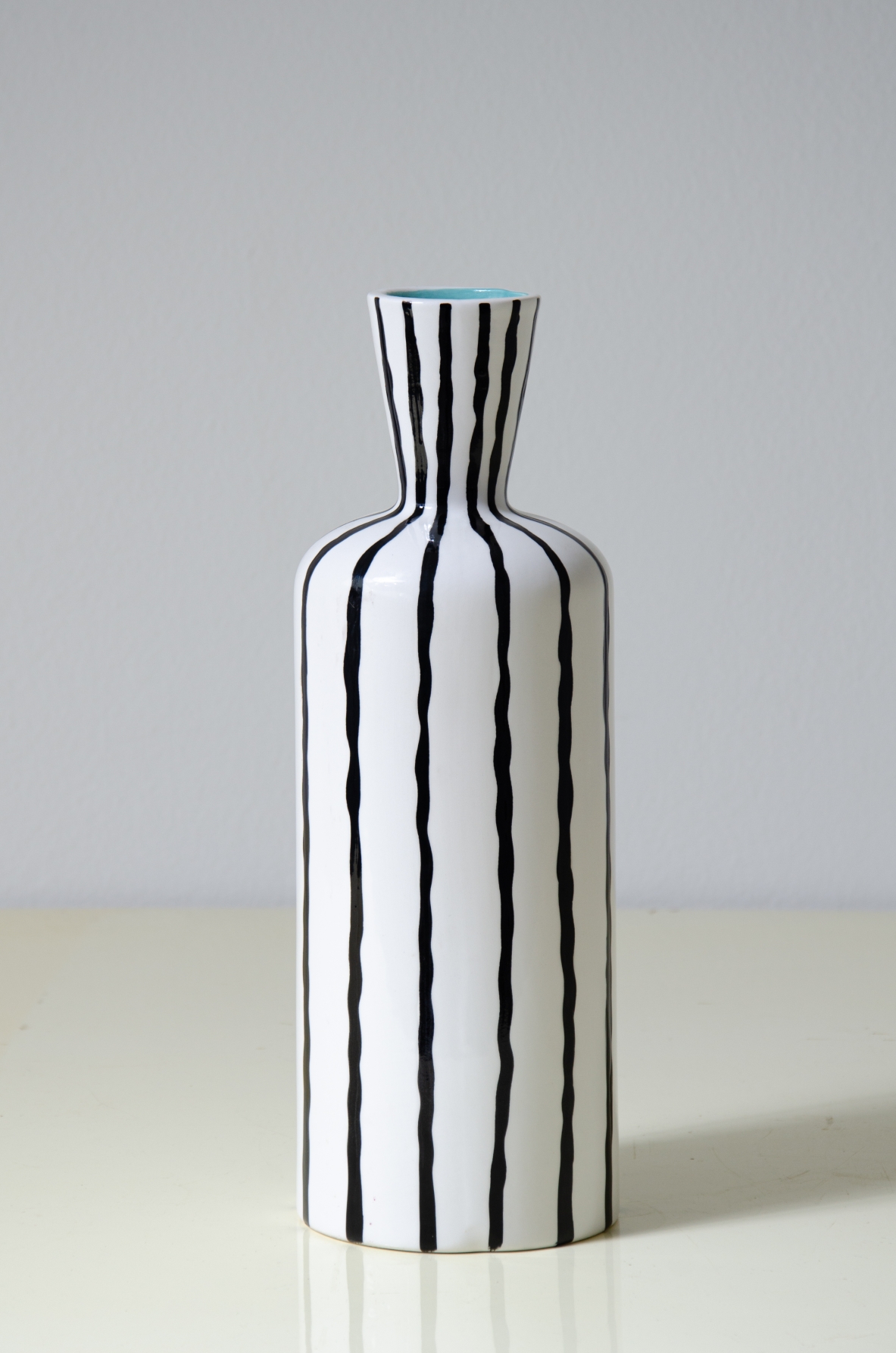 Gio Ponti. Vaso in ceramica decorato. Manifattura Ginori, 1970ca.