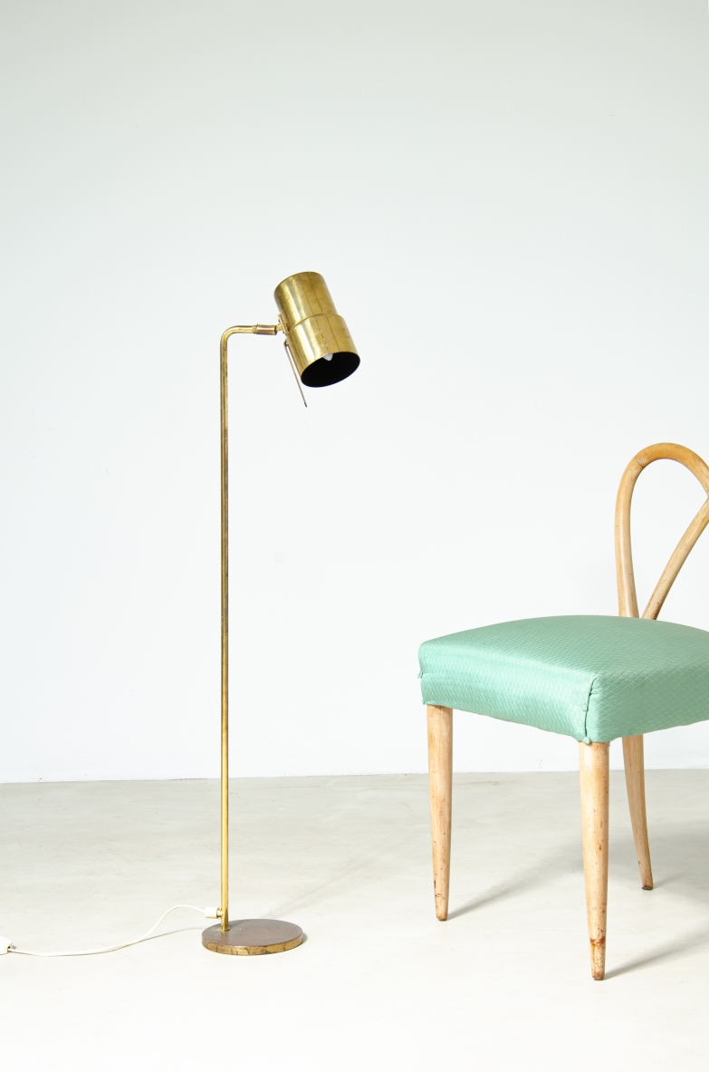 Hans-Agne Jakobsson  Lampade da lettura in ottone mod. G-154.  Prod Hay, Svezia 1960ca.