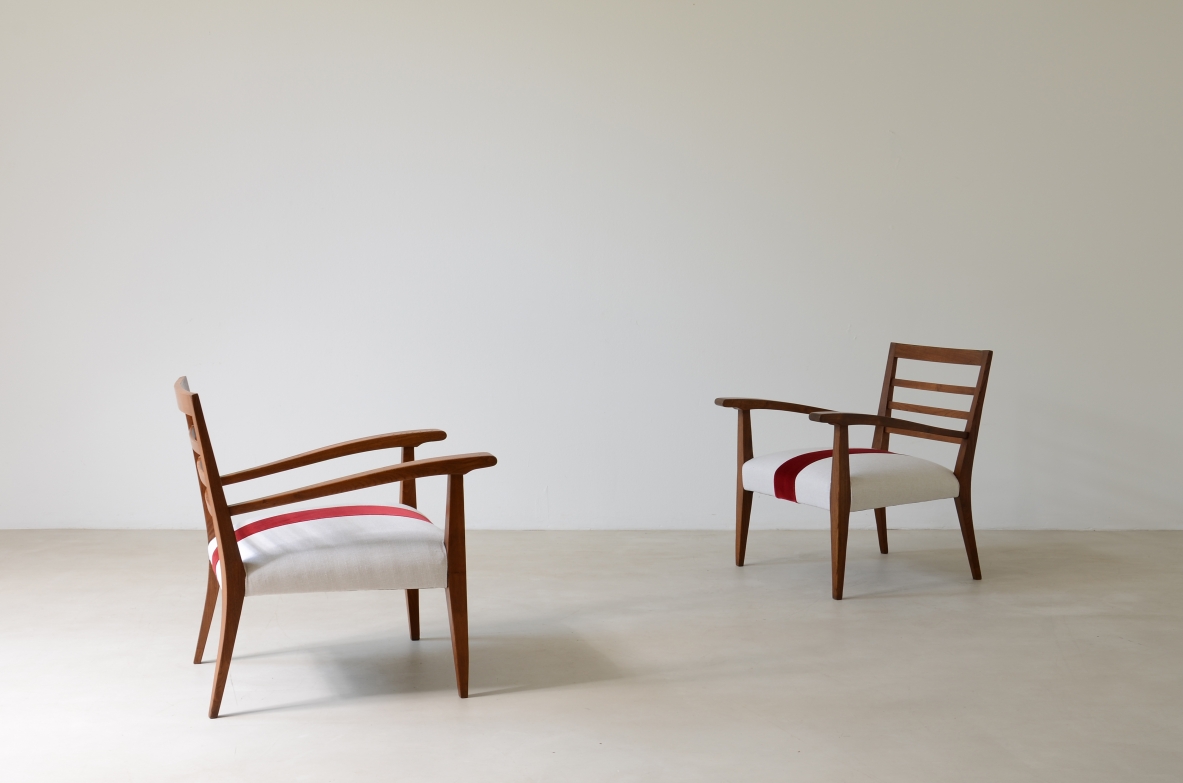 Pair of elegant armchairs 1940's