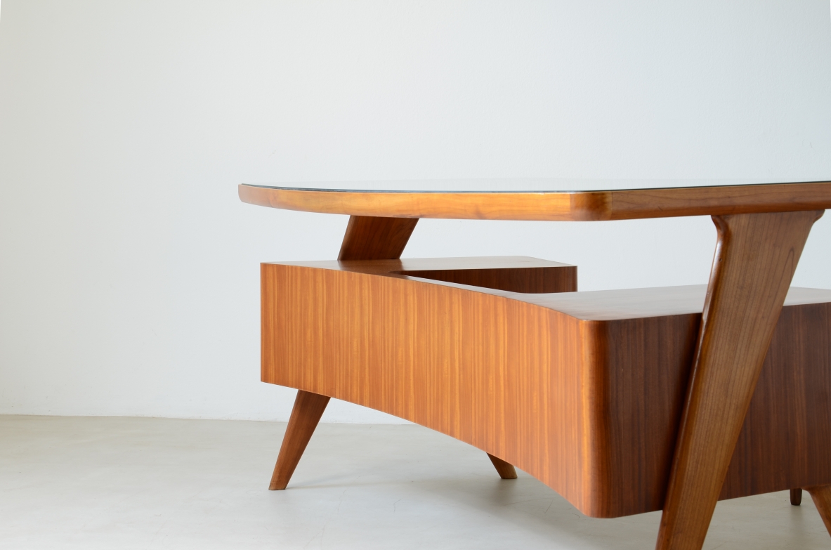 1950's desk Gio Ponti De Carli shop Milan