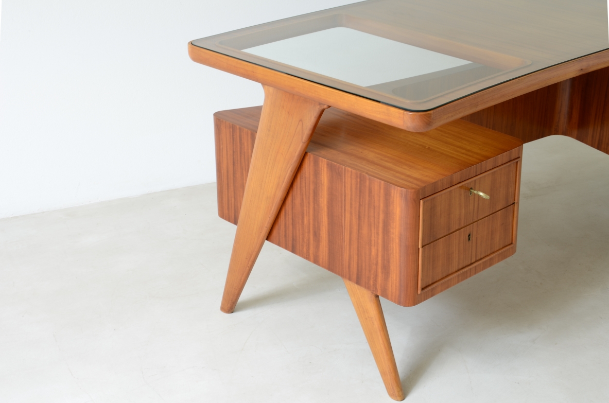 1950's desk Gio Ponti De Carli shop Milan