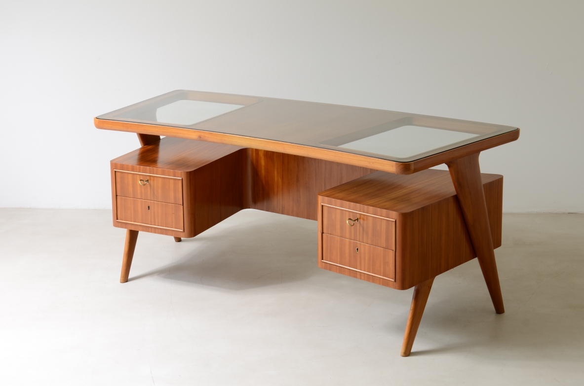 1950's desk Gio Ponti De Carli shop Milan
