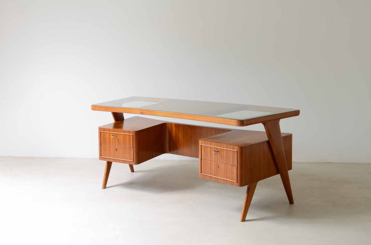 1950's desk Gio Ponti De Carli shop Milan