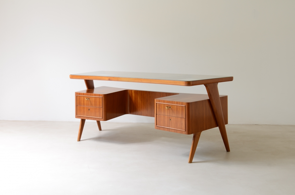1950's desk Gio Ponti De Carli shop Milan
