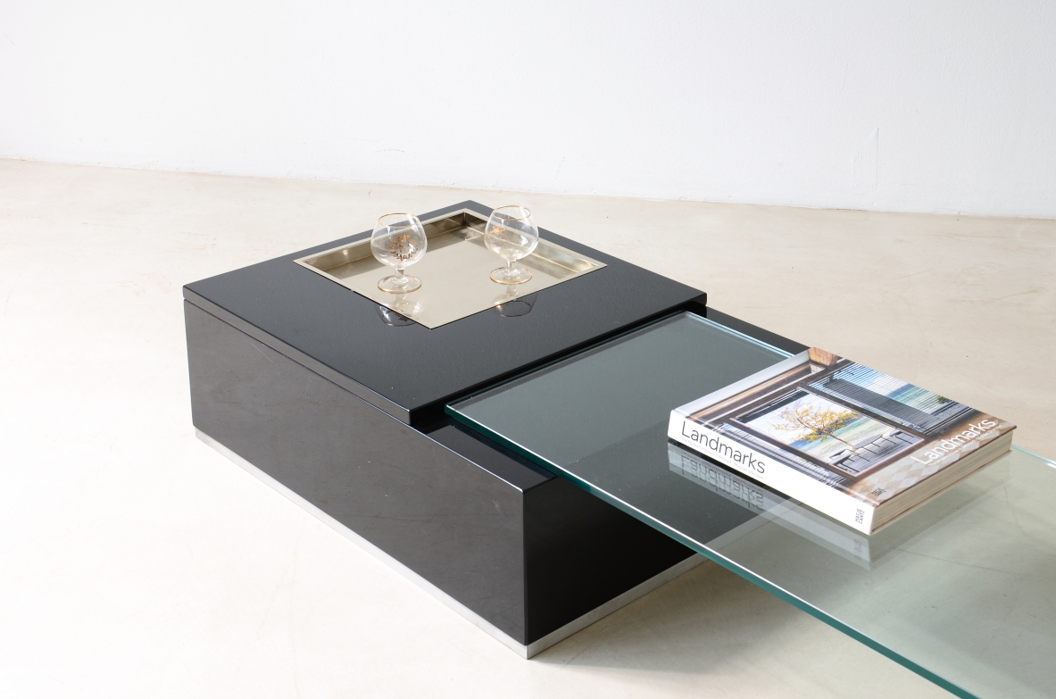 Willy Rizzo Extraordinary low table ca.1970.