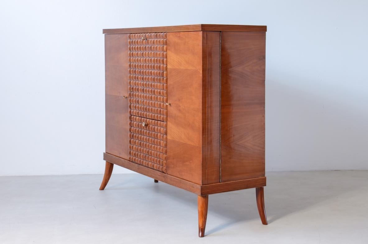 Paolo Buffa cherry cabinet bar ca.1940.