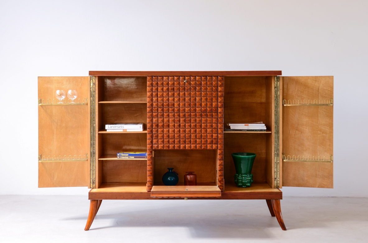 Paolo Buffa cherry cabinet bar ca.1940.