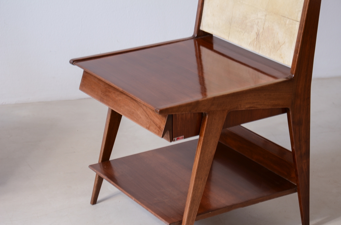 Silvio Cavatorta Pair of bedside tables Cavatorta Roma, 1950s.