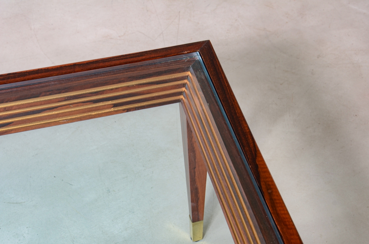 Large low coffee table Italian manufacture ca. 1950.