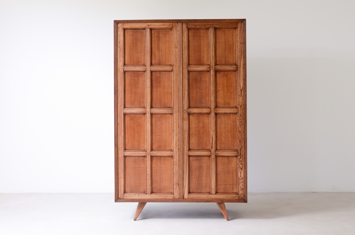 Italo Gamberini, Small two-door wardrobe. Italian manufacture, 1940.