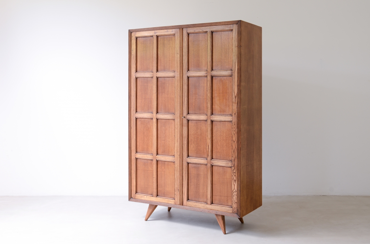 Italo Gamberini, Small two-door wardrobe. Italian manufacture, 1940.