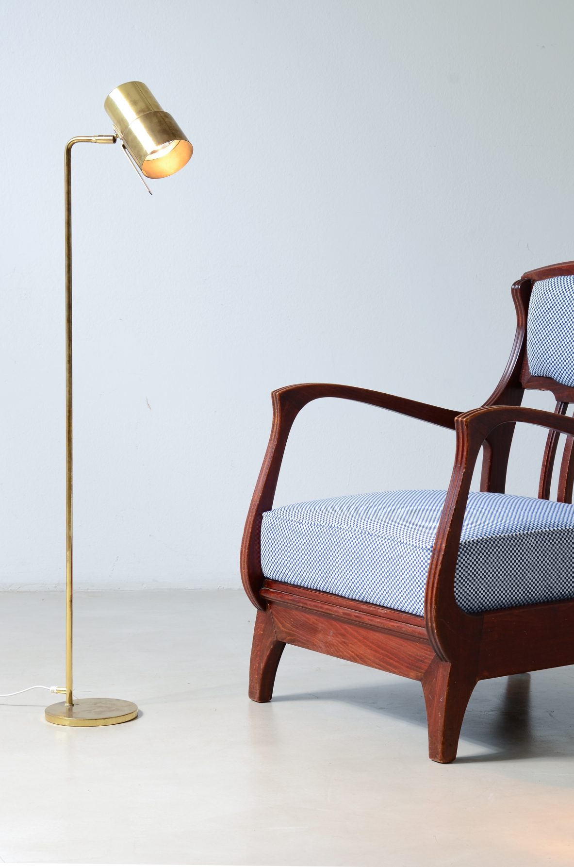 Hans-Agne Jakobsson  Floor lamp. Sweden, 1950s.