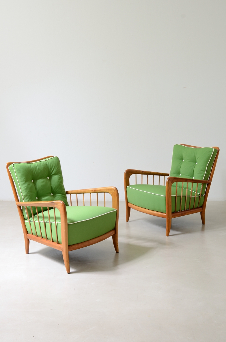 Vintage Paolo Buffa armchairs