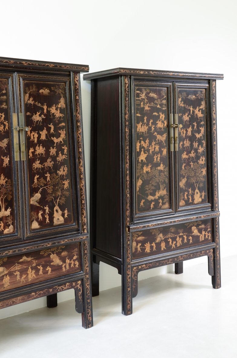 antiques oriental cabinets