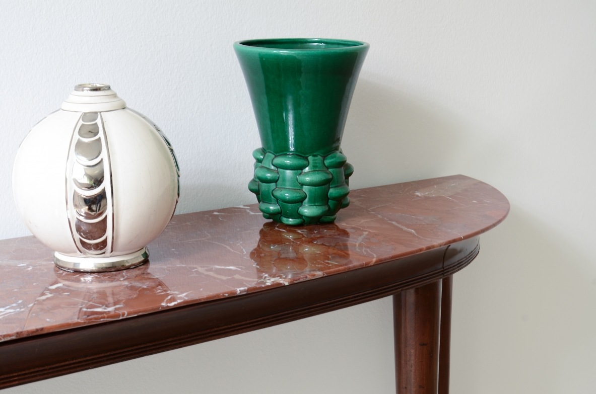 Paolo Buffa Elegant mahogany console table 1940