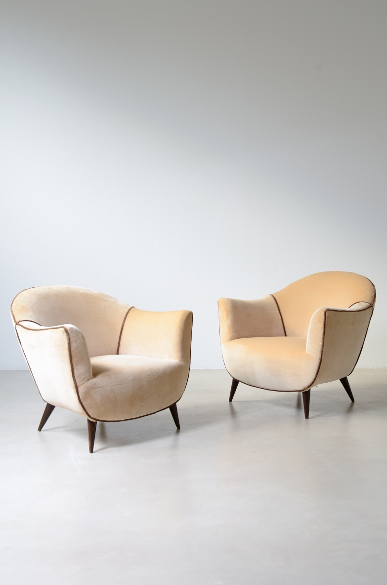 small vintage armchairs