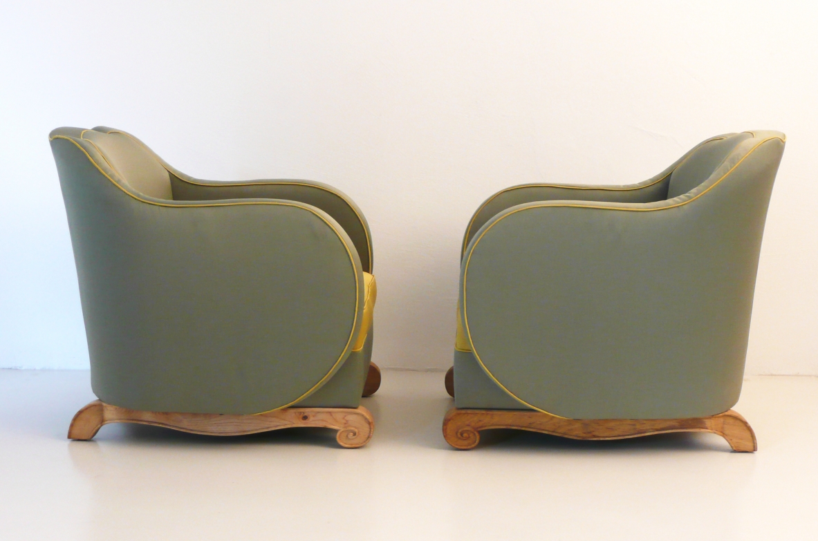 Poltrone art deco modernariato Milano