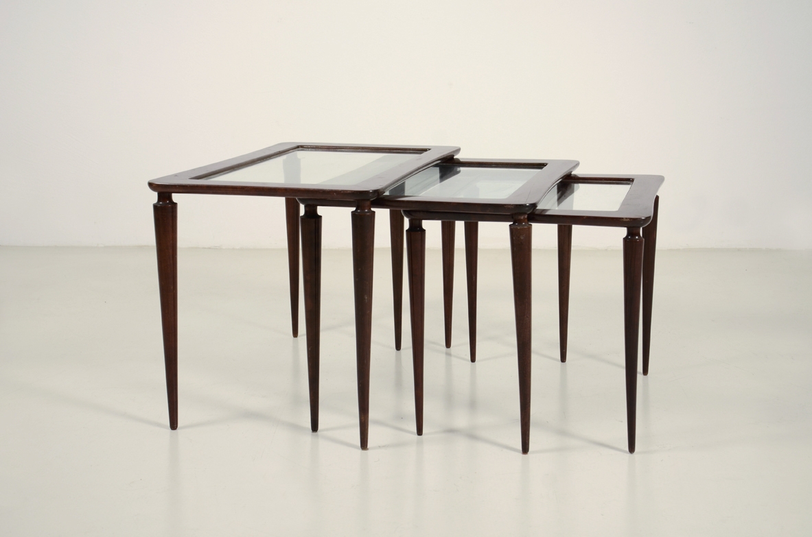 1950's Set of coffee tables Gallery Milan