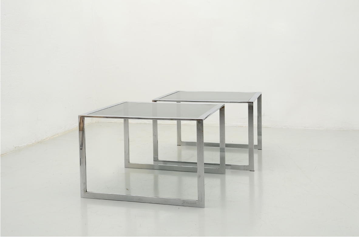 Luigi Caccia Dominioni 1970's Pair of vintage tables