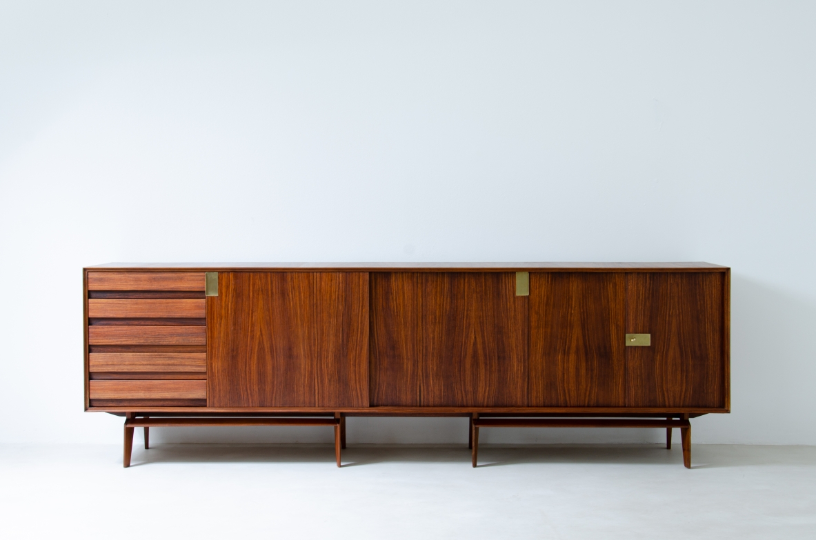 Vittorio Dassi. Grande mobile in palissandro. Italia, Torino, 1960ca