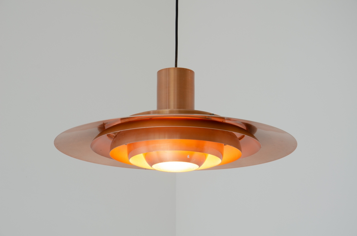Preben Fabricius and Jørgen Kastholm. Ceiling lamp mod. P367. Produced by Nordisk Solar, Denmark, 1964