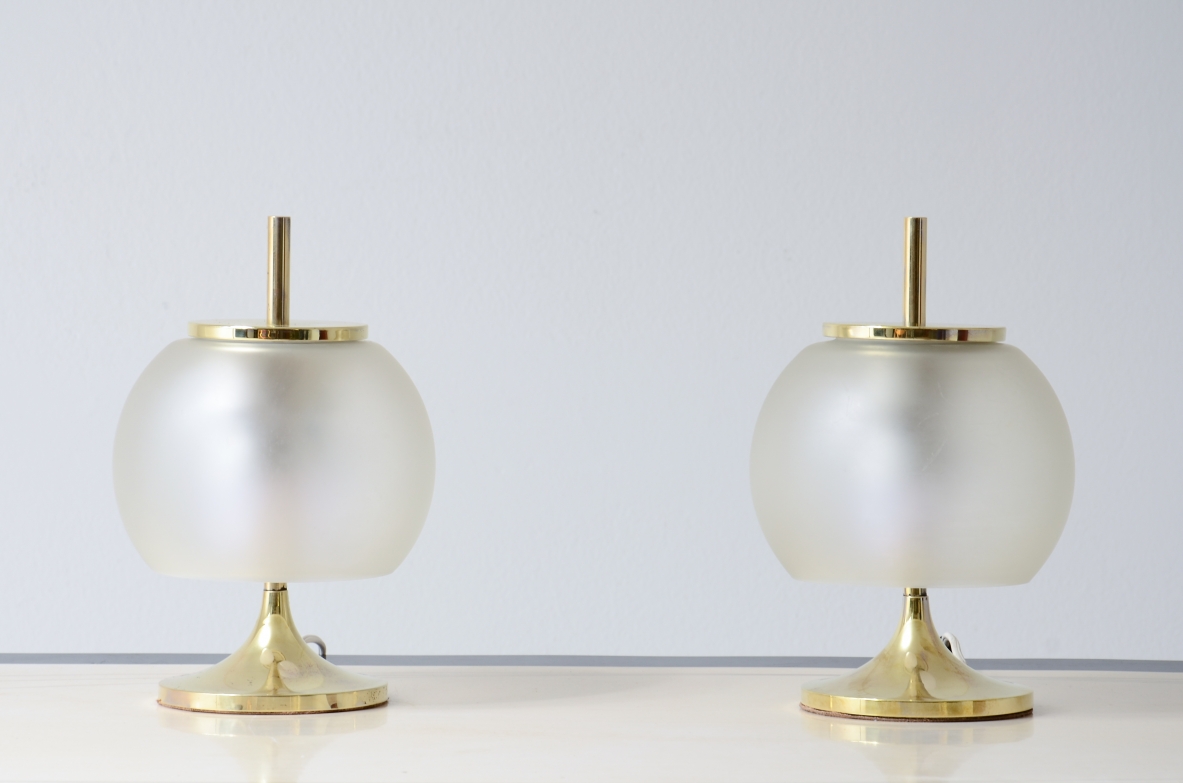 Emma Schwenberger (1934-2019)  Pair of Chi model table lamps  Artemide production, 1962