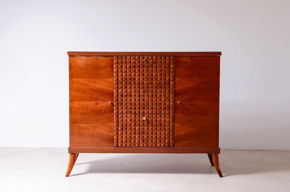 Paolo Buffa cherry cabinet bar ca.1940.