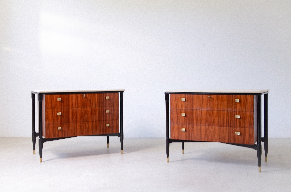 mobili vintage, cassetti, anni 50