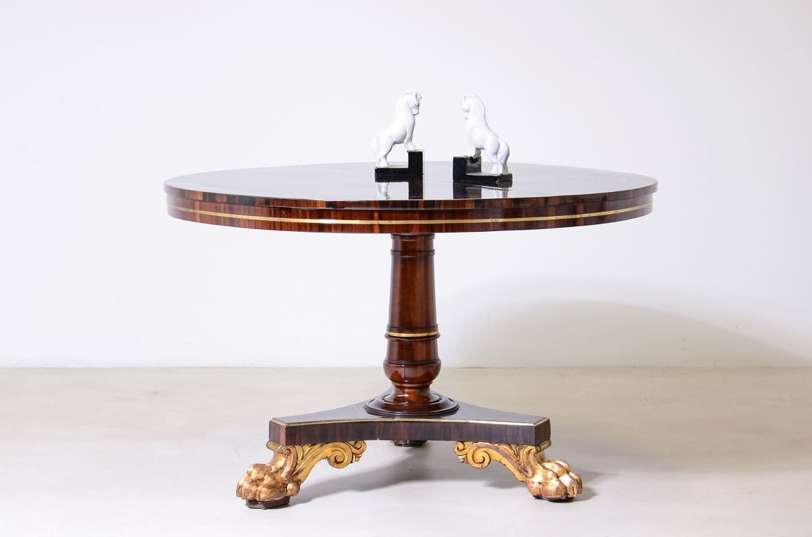 antique table entrance