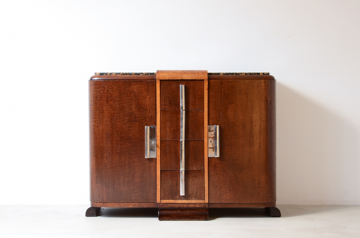 art deco vintage furniture cabinet
